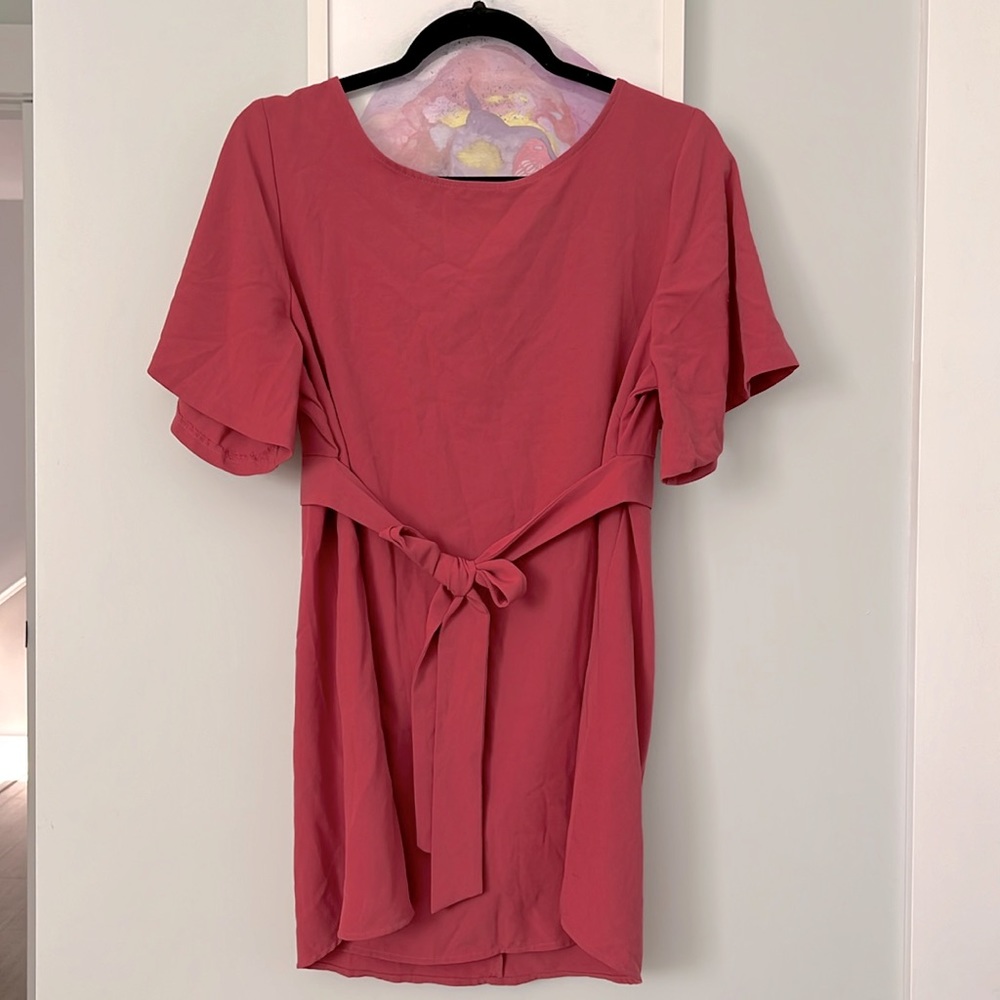 Pink maternity top- M